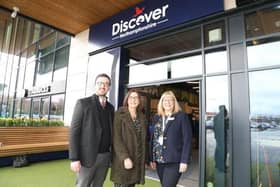 The official opening of the Discover Northamptonshire hub at Rushden Lakes