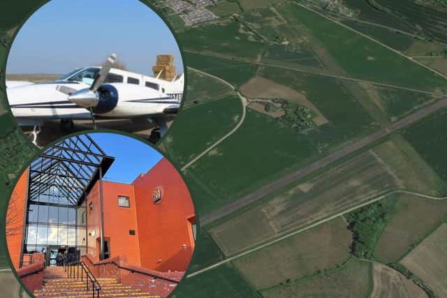 Deenethorpe Airfield was used as a landing ground for a plot to smuggle in illegal Albanian immigrants to Corby