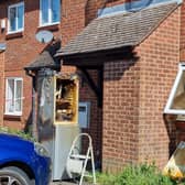 Crews were called to a house fire in Mill Close, Raunds today