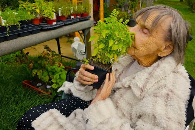 Residents from Elm Bank care home, embrace the great outdoors and all it has to offer