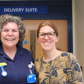 Bereavement Midwife Carolyn Rowbotham and Consultant in Obstetrics and Gynaecology Mrs Kirsty Adcock
