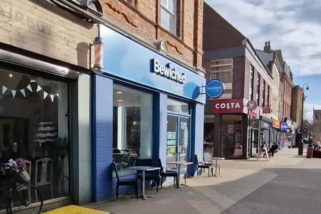 Bewiched coffee shop in Kettering High Street