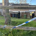 The scene of a stabbing in Corby on Monday night. Image: National World