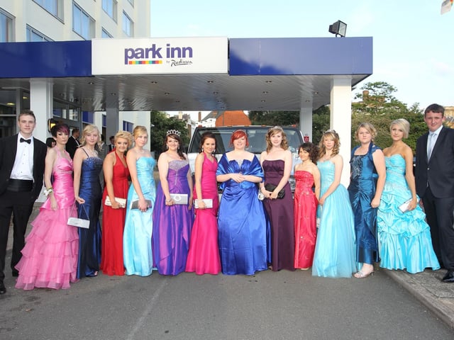Raunds Manor School prom at The Park Inn on  July 2011
