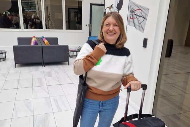 Julie at Slimming World Head Office after training