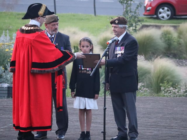 Corby D-Day Beacon Lighting 2024:Corby D-Day Beacon Lighting 2024