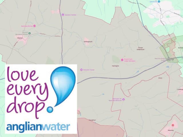Anglian Water has confirmed that two burst pipes were fixed overnight