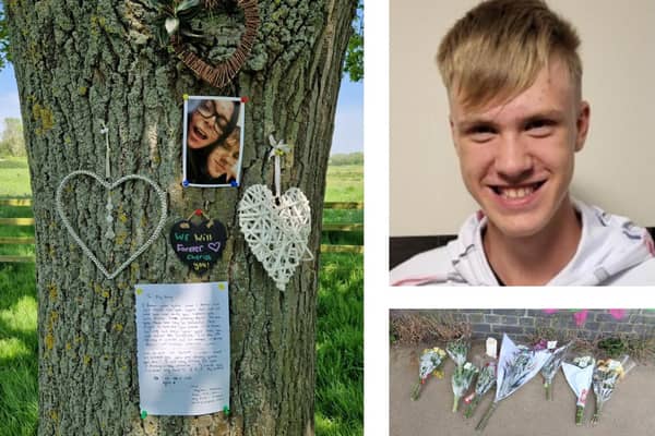 Tributes has been left by the bank of the River Nene in Wellingborough following the tragic drowning incident in which a 17-year-old Wellingborough boy died.