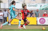 Lawson D'Ath in action for Kettering Town in their 1-0 win over Alvechurch (Picture: Peter Short)