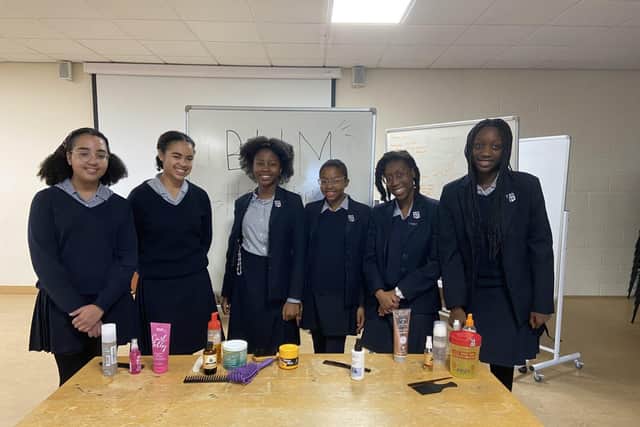 Northampton High students discuss how the community could improve its understanding of Black Hair 