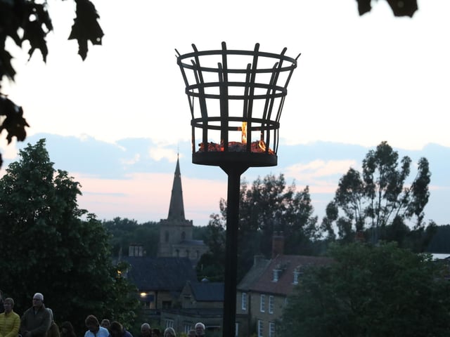 Thrapston D-Day beacon lighting:D-Day commemorations Thrapston