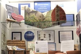 Display of recent work and awards at Higham Ferrers