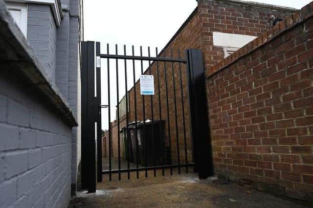 More alleys will soon be gated off.