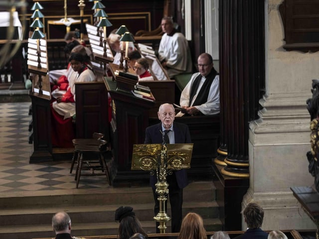All Saints Church in Northampton hosted a remembrance service for Her Majesty Queen Elizabeth II on Sunday September 18. Pews were full as hundreds attended to pay their respects.