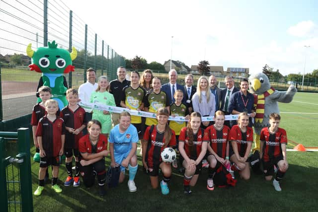 The official opening of the 3G pitch in Kettering in August/National World
