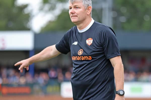 Kettering Town boss Lee Glover. Picture by Peter Short