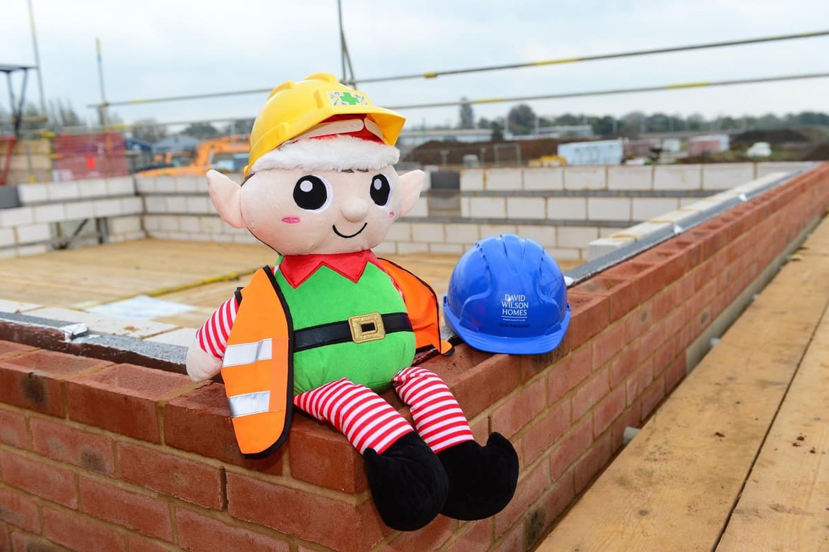 Santa Helper Engineer Northamptonshire homebuilders team up with Santa’s helper to promote ...