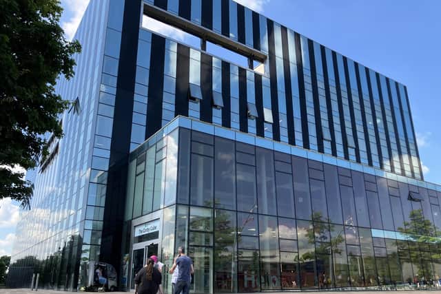 The Corby Cube, North Northamptonshire Council. Credit: Nadia Lincoln LDRS