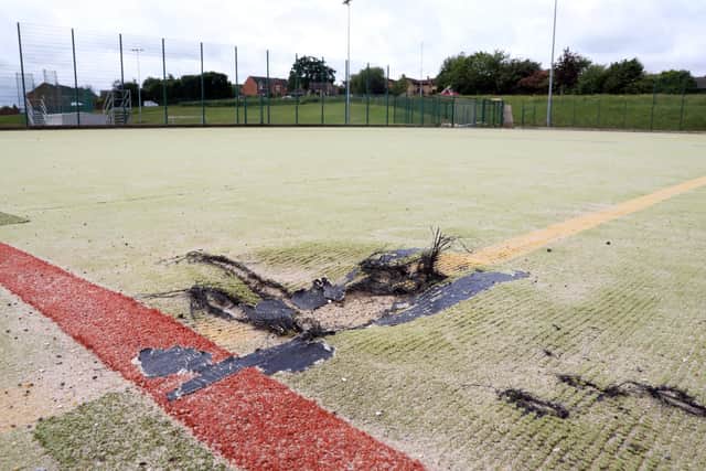Plans to replace shocking Kettering artificial pitch - but it might not ...