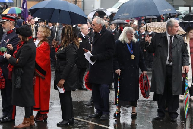 Peter Bone at the Wellingborough Remembrance Sunday service in 2023/National World