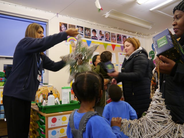 Families loved getting involved