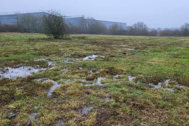 The space at Pen Green lakes often floods in wet weather. Image: Submitted