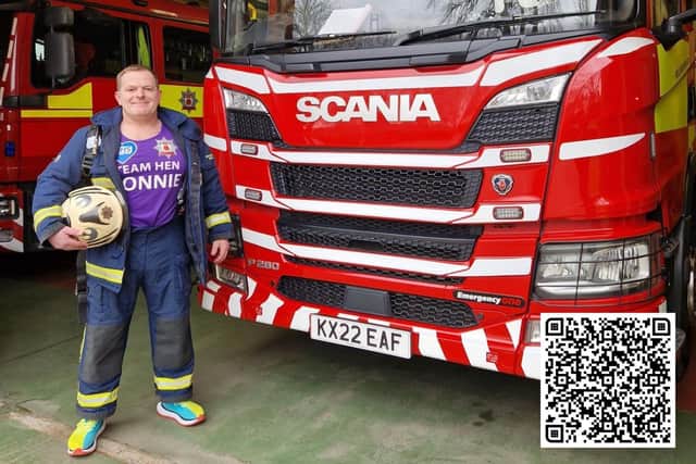 Ronnie is taking part in the London Marathon on April 21, and is asking for donations to Headway East Northants