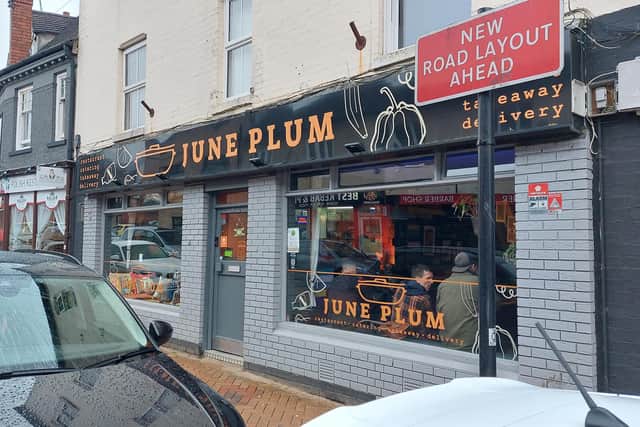 June Plum is on a busy Cambridge Street that's packed with dining options