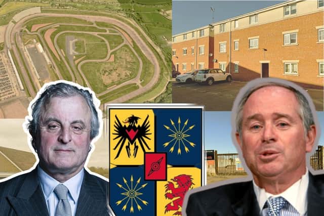 The real men behind the companies that own some of Corby's biggest properties. Left: The Honourable William Astor, fourth viscount Astor. Centre: The Rothschild family business owns a home on the Danesholme estate; Right: Stephen Schwarzman (Photo by Remy Steinegger) who owns a commercial Corby site.
