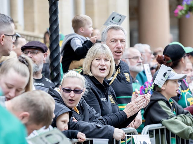 Saints fans turned out in force