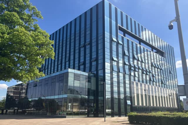 Corby Cube, home to North Northamptonshire Council.  Credit: Nadia Lincoln LDRS