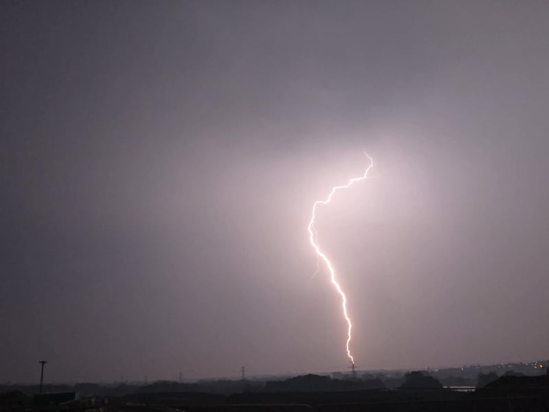 Lightning over Rushden