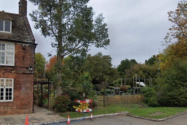 The Corby pub has a big garden with ample seating for parents, as children play on the pub's climbing frame.
