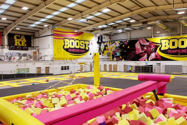 The ‘Boost jump’ sessions run all day every day and children have unlimited access to the entire park. They can be booked online in one and two hour slots.
There are over 50 interconnected trampolines, including the tumble lanes for more advanced jumpers – as well as basketball hoops, the battle beam, a foam fit, and fun slide, among more.