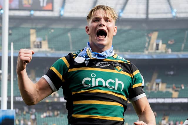 Henry Pollock was player of the match in Saints' PREM final win (photo by Leila Coker/Getty Images)