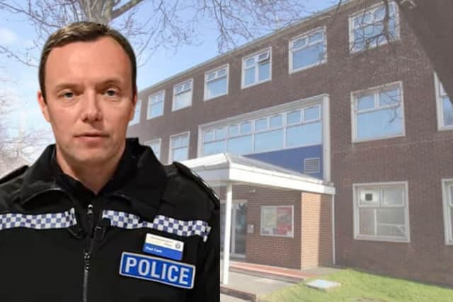 Corby Chief Inspector Paul Cash says people should be mindful about the 'motivations' of online content as the search for a new police station continues. Image: NW