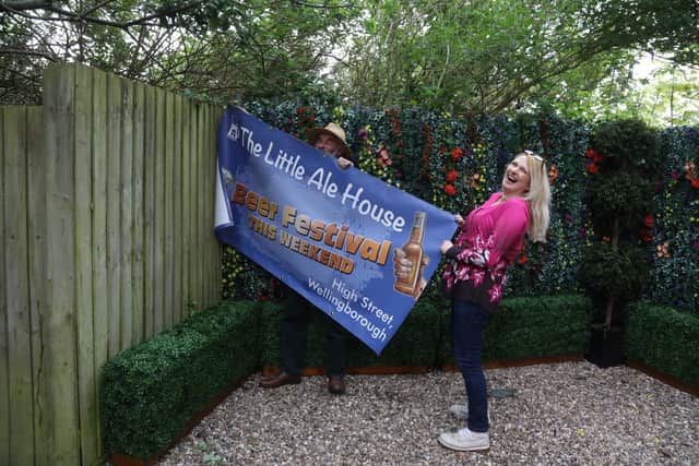 Landlady of The Little Ale House Chrissie Mannion and Farmer John 'Norty' Norton getting ready for the annual Waendel Walk Beer Festival /National World