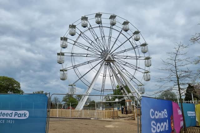 Wicksteed Park's latest attraction a Ferris wheel