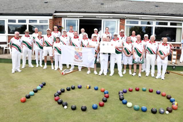 Centenary of Earls Barton Bowls Club - members celebrate 100 years of the club