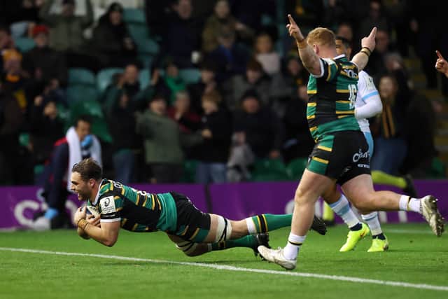 Josh Kemeny scored for Saints against Vodacom Bulls last Sunday (photo by David Rogers/Getty Images)