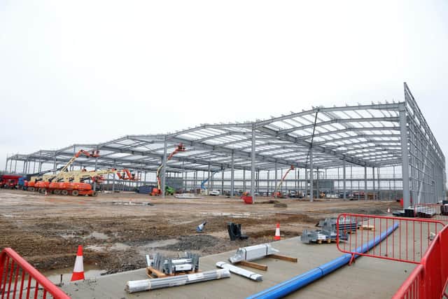 The new Ball plant in Kettering earlier this year
