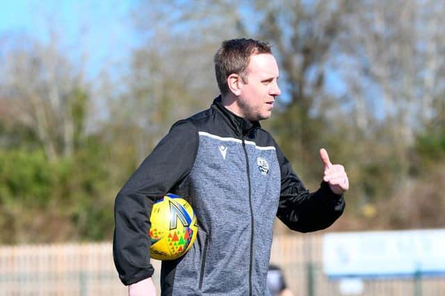 AFC Rushden & Diamonds boss Andy Burgess. Picture courtesy of Hawkins Images