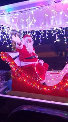 Santa spreading some Christmas Joy