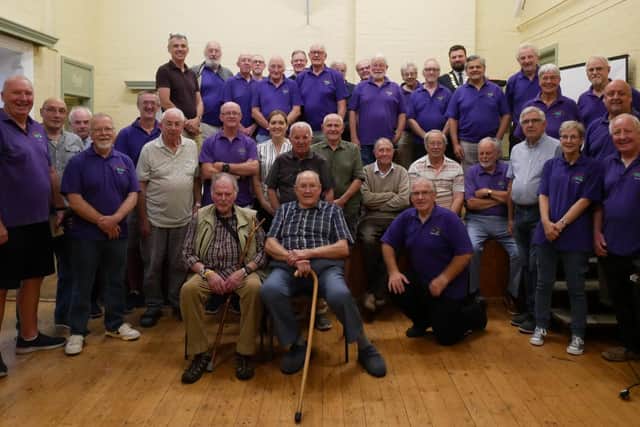 The group celebrating its tenth anniversary on August 8 with Kettering mayor Ben Jameson