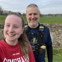 Gemma Morris and dad Steve Morris taking on the London Marathon for Lupus UK/Morris family