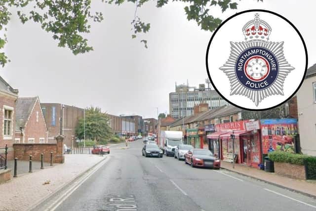 Police are appealing for witnesses after an officer was attacked in Midland Road, Wellingborough today (Tuesday)