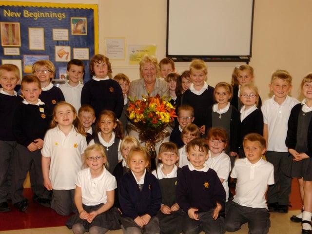 Kettering: Millbrook Infant School classroom assistant Norma Williams retires after 32 years. 2010