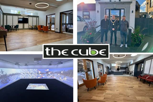 Mayor of Corby Cllr Callum Reilly visits Cube Disability in Corby /GENR8 ENERGY LTD