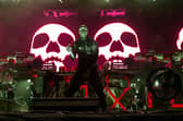 The Prodigy on stage at The National Bowl in Milton Keynes, headlining their Warrior’s Dance festival on Saturday, August 22, 2026. Photo by David Jackson.