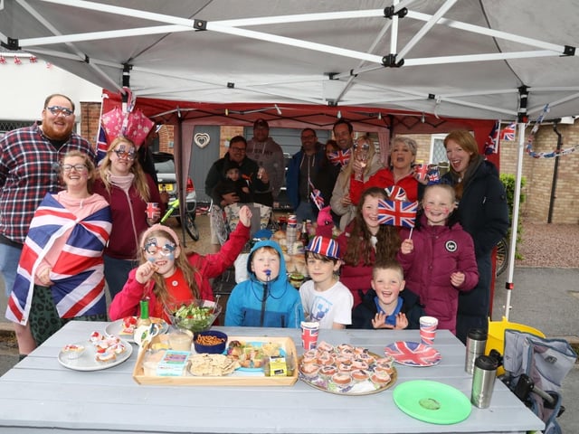 Coronation Day spirits were high in Rushden on coronation day in Harvey Road
